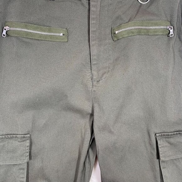 army green cargo utility  pants joggers size medium - Picture 7 of 16